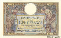 100 Francs LUC OLIVIER MERSON sans LOM FRANCIA  1921 F.23.14 MBC a EBC