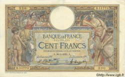 100 Francs LUC OLIVIER MERSON grands cartouches FRANCE  1925 F.24.03