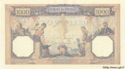 1000 Francs CÉRÈS ET MERCURE FRANCE  1927 F.37.01 AU