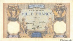 1000 Francs CÉRÈS ET MERCURE type modifié FRANCE  1940 F.38.45 XF+