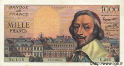 1000 Francs RICHELIEU FRANCE  1957 F.42.26