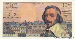 10 Nouveaux Francs RICHELIEU FRANCIA  1959 F.57.02 SPL+