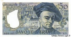 50 Francs QUENTIN DE LA TOUR FRANCIA  1976 F.67.01A1 FDC