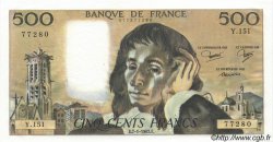 500 Francs PASCAL FRANCE  1982 F.71.26