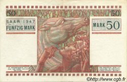 50 Mark SARRE FRANCIA  1947 VF.48.01 q.AU