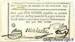 10 Livres FRANCE UND BOURBON-INSELN  1796 p.28
 SS
