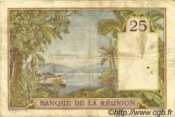 25 Francs REUNION ISLAND  1930 P.23 F+