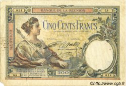 500 Francs REUNION ISLAND  1930 P.25 F
