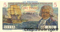 5 Francs Bougainville ISLA DE LA REUNIóN  1946 P.41a SC+