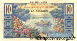 10 Francs Colbert REUNION ISLAND  1946 P.42a XF
