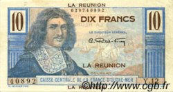 10 Francs Colbert REUNION INSEL  1946 P.42a VZ