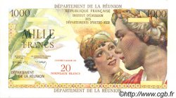 20 NF sur 1000 Francs Union Française ISLA DE LA REUNIóN  1967 P.55s FDC