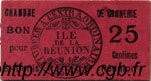 25 Centimes REUNION INSEL  1918 K.464 fST