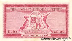 10 Rupees MAURITIUS  1954 P.28 XF+