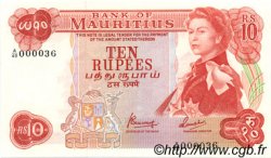 10 Rupees MAURITIUS  1973 P.31c