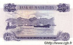 50 Rupees MAURITIUS  1967 P.33b AU