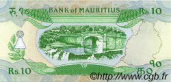 10 Rupees ISOLE MAURIZIE  1985 P.35b FDC