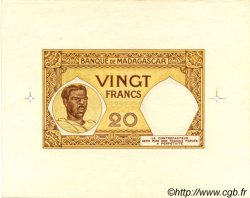 20 Francs MADAGASCAR  1948 P.037 SC