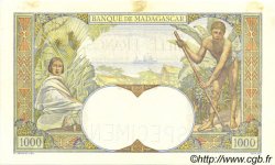 1000 Francs MADAGASCAR  1933 P.041s XF