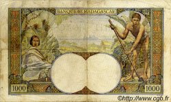 1000 Francs MADAGASKAR  1939 P.041 S