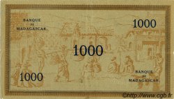 1000 Francs MADAGASCAR  1941 P.043 MBC