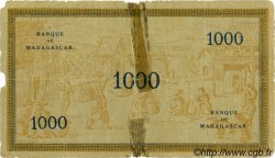1000 Francs MADAGASCAR  1946 P.043 G