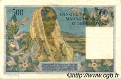 500 Francs MADAGASCAR  1955 P.047b TTB