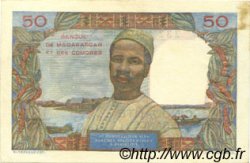 50 Francs - 10 Ariary MADAGASKAR  1961 P.051b VZ+