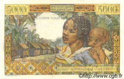5000 Francs - 1000 Ariary MADAGASKAR  1961 P.055s fST+