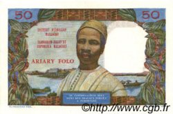 50 Francs - 10 Ariary MADAGASCAR  1962 P.061 pr.NEUF