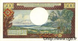500 Francs - 100 Ariary MADAGASCAR  1964 P.058a UNC-