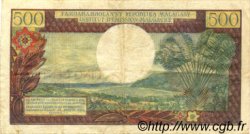 500 Francs - 100 Ariary MADAGASKAR  1964 P.058a SS
