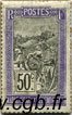 50 Centimes Zébu MADAGASCAR  1916 P.025 AU