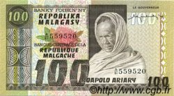 100 Francs - 20 Ariary MADAGASKAR  1974 P.063a ST