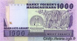 1000 Francs - 200 Ariary MADAGASCAR  1983 P.068b FDC