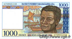 1000 Francs - 200 Ariary MADAGASCAR  1994 P.076b FDC