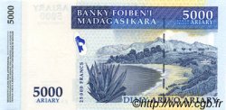 25000 Francs - 5000 Ariary MADAGASKAR  1998 P.084 ST