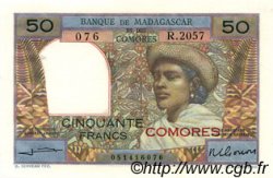 50 Francs COMORE  1963 P.02b q.FDC