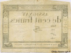 100 Francs FRANKREICH  1795 Laf.173 SS