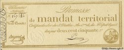 250 Francs FRANCE  1796 Laf.198 XF+