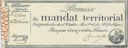 500 Francs FRANCE  1796 Laf.199 XF+