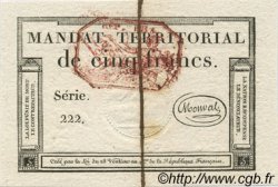 5 Francs FRANCE  1796 Laf.209