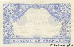 5 Francs BLEU FRANCIA  1917 F.02.47 SPL a AU