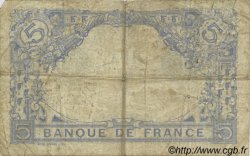 5 Francs BLEU lion inversé FRANCIA  1916 F.02bis.04 q.B