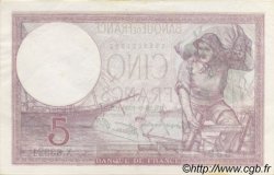 5 Francs FEMME CASQUÉE modifié FRANCIA  1939 F.04.10 AU+