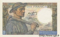 10 Francs MINEUR FRANCE  1947 F.08.19 UNC