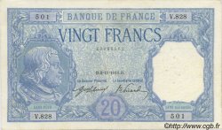 20 Francs BAYARD FRANCE  1916 F.11.01 VF