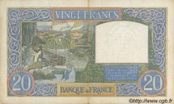 20 Francs TRAVAIL ET SCIENCE FRANCE  1941 F.12.12 XF-