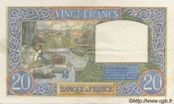 20 Francs TRAVAIL ET SCIENCE FRANCIA  1941 F.12.17 EBC