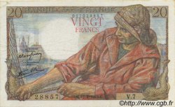 20 Francs PÊCHEUR FRANCIA  1942 F.13.01 SPL